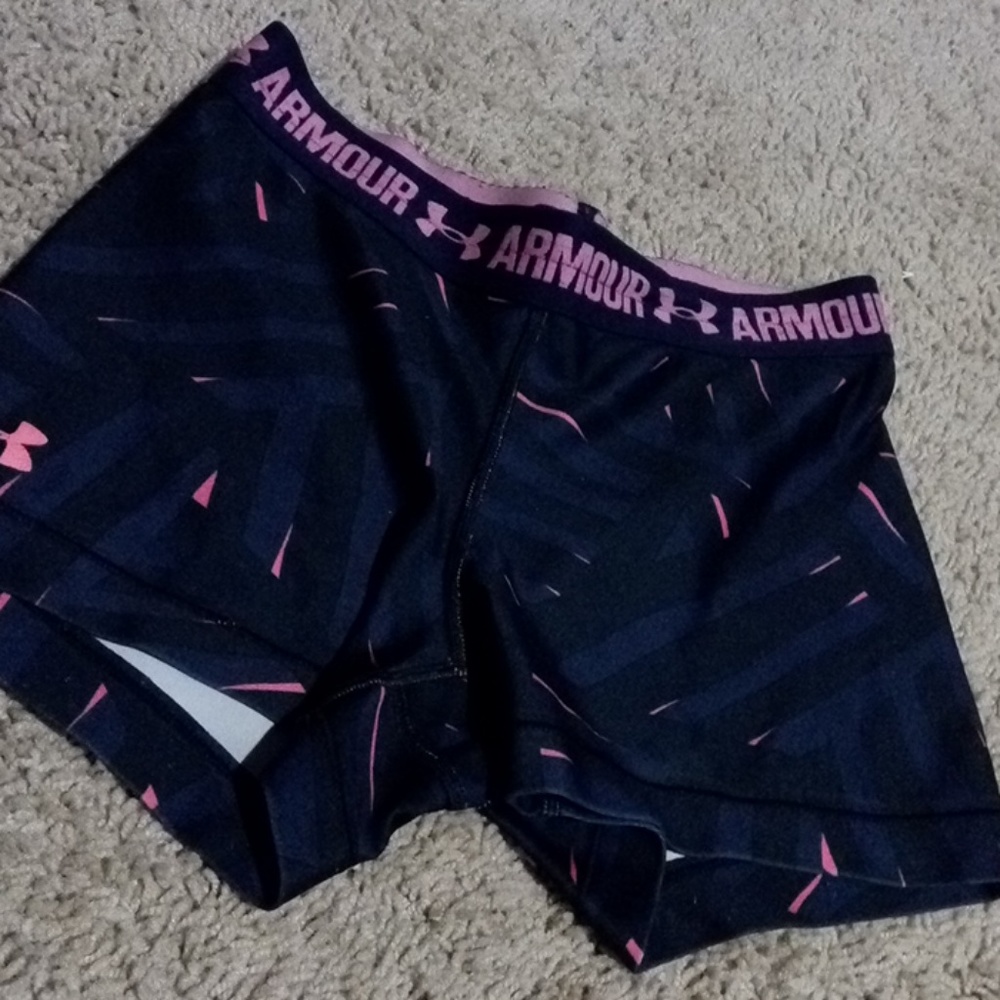 Under Armour spandex shorts.